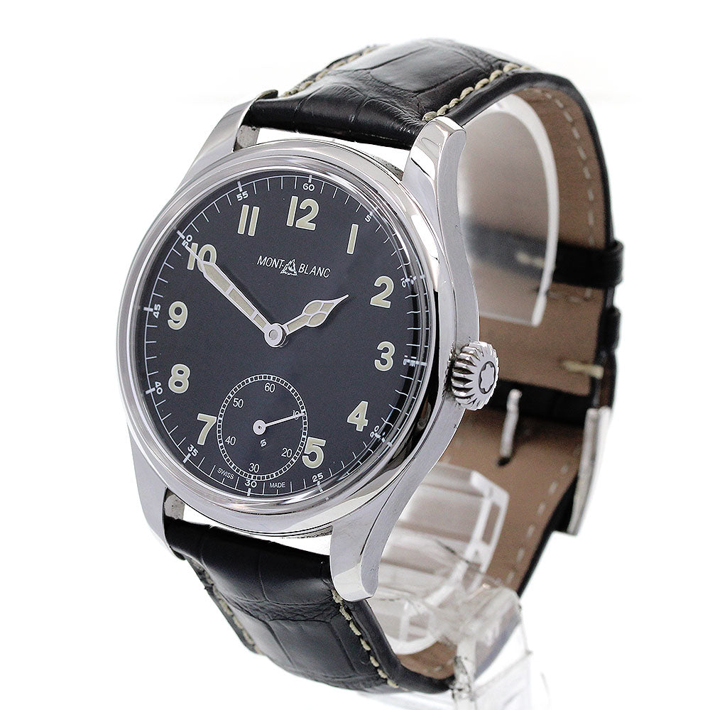 MONTBLANC 1858 Manual Small Seconds 113860 Back skeleton black Dial Hand Winding Men's Watch_848035