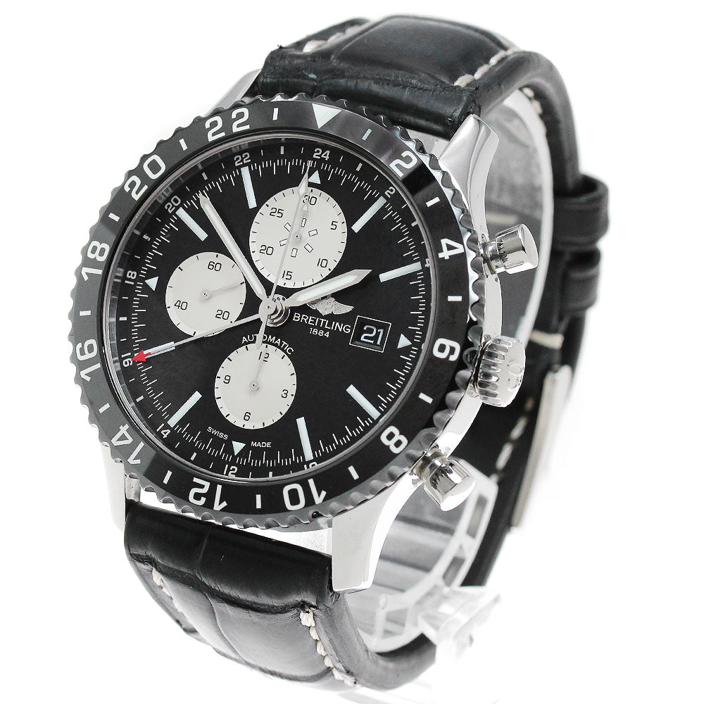 BREITLING Chrono liner Y24310 GMT black Dial Automatic Men's Watch_848056