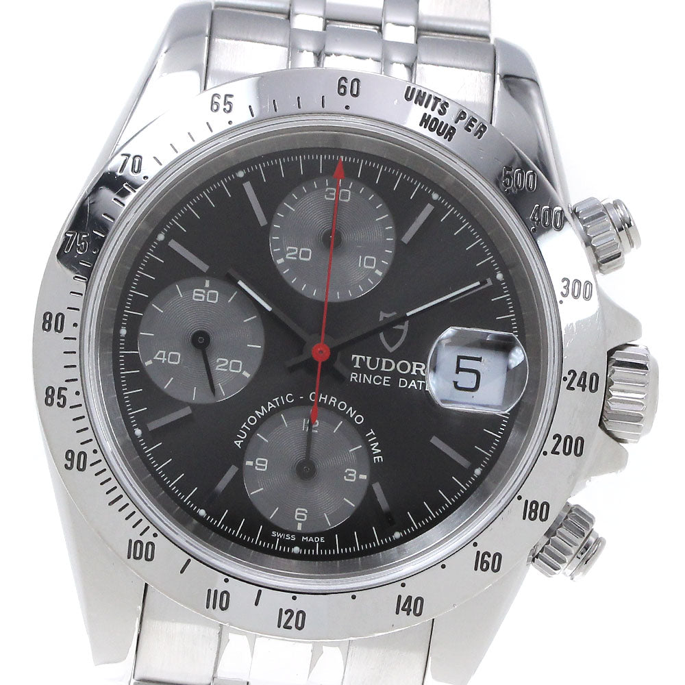 TUDOR Prince Date Chrono Time 79280P gray Dial Automatic Men's Watch_848059