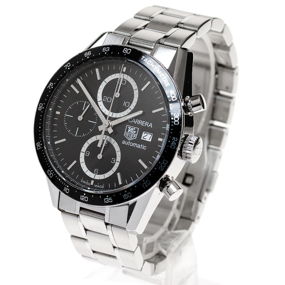 TAG HEUER Carrera CV2010-3 Date Chronograph black Dial AT Men's Watch_848063