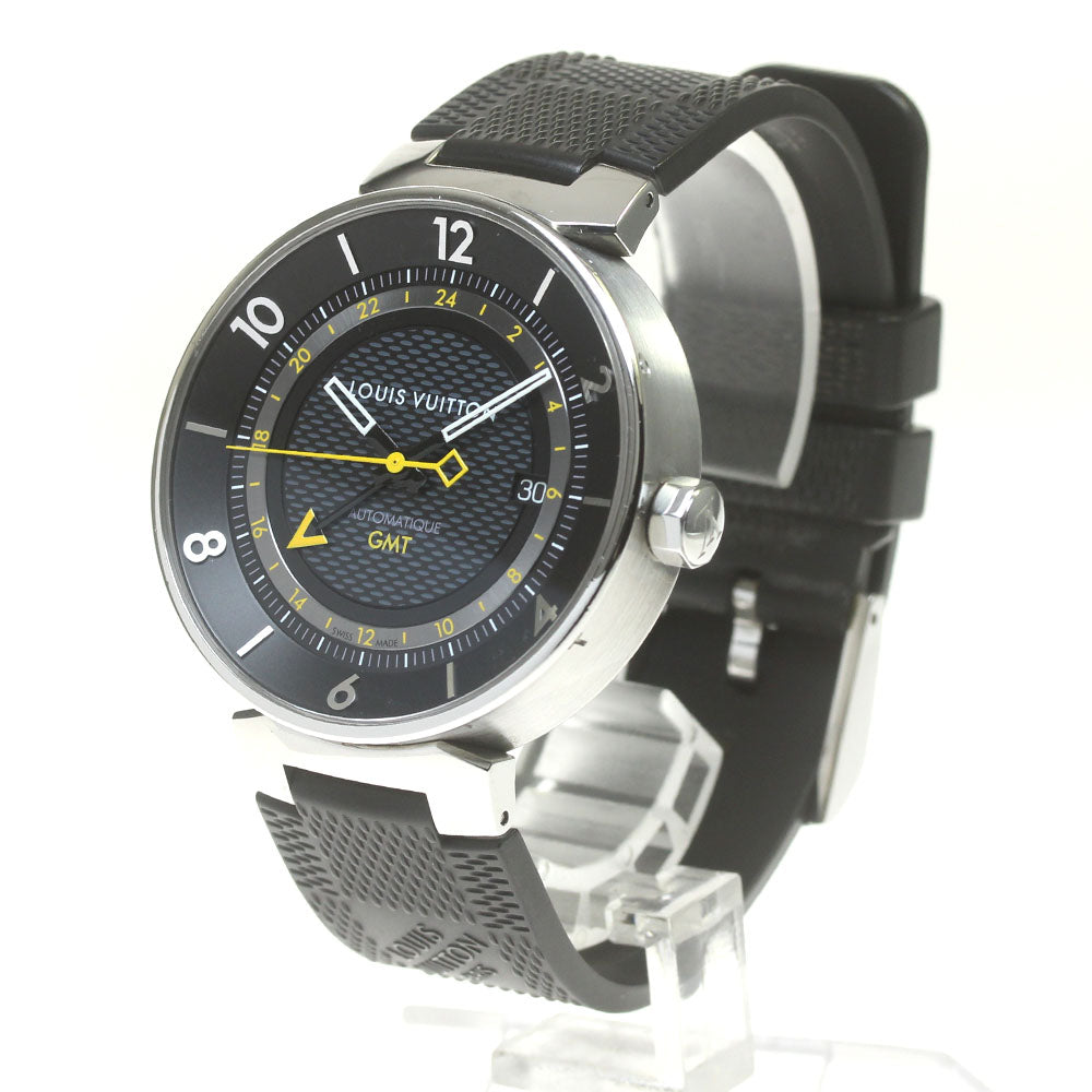 LOUIS VUITTON Tambour Moon GMT Q8D30 black Dial Automatic Men's Watch_848065