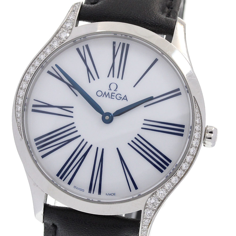 OMEGA De Ville Tresor 428.17.36.60.04.001 Side diamond Quartz Ladies_848096