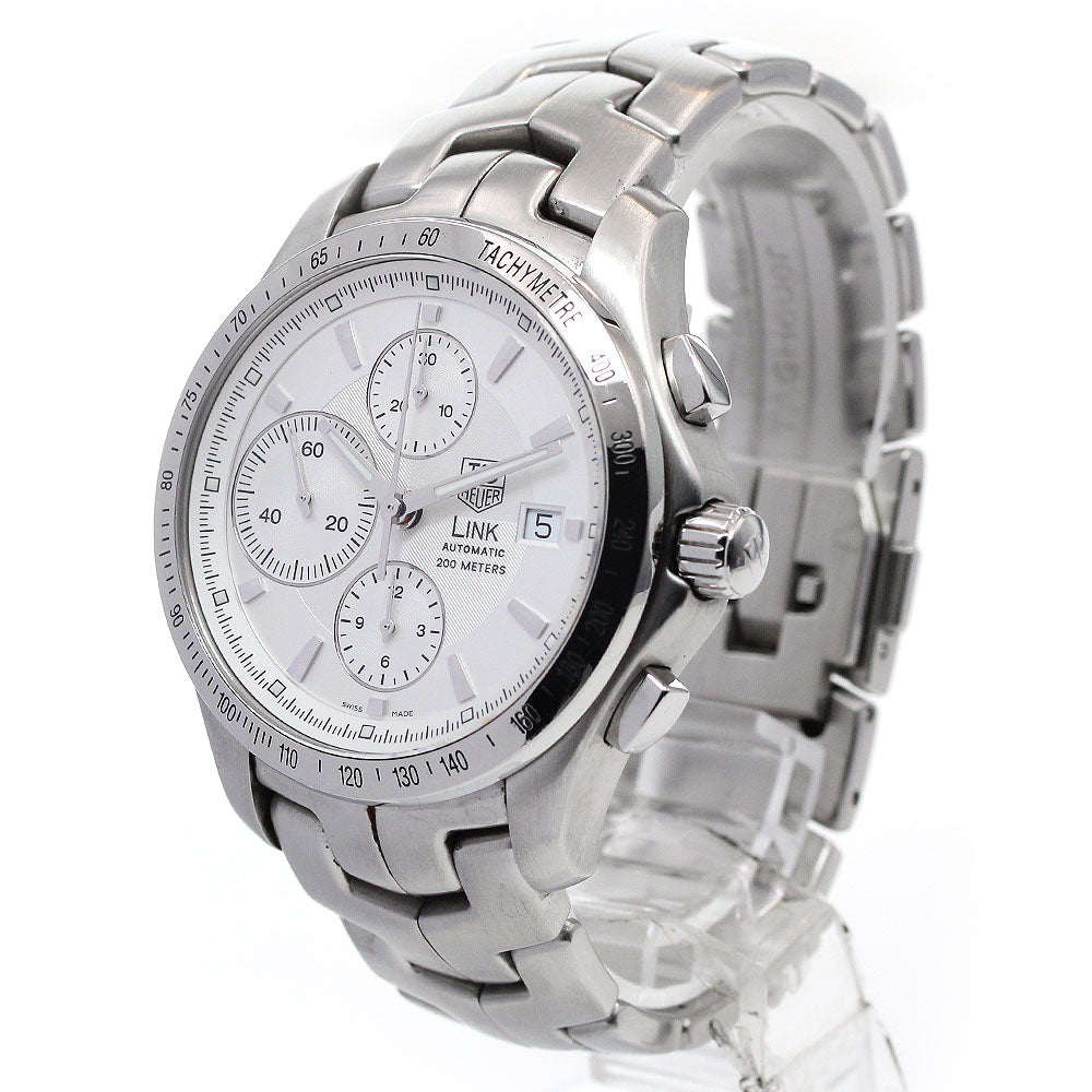 TAG HEUER Link CJF2111-0 Chronograph Silver Dial Automatic Men's Watch_848116