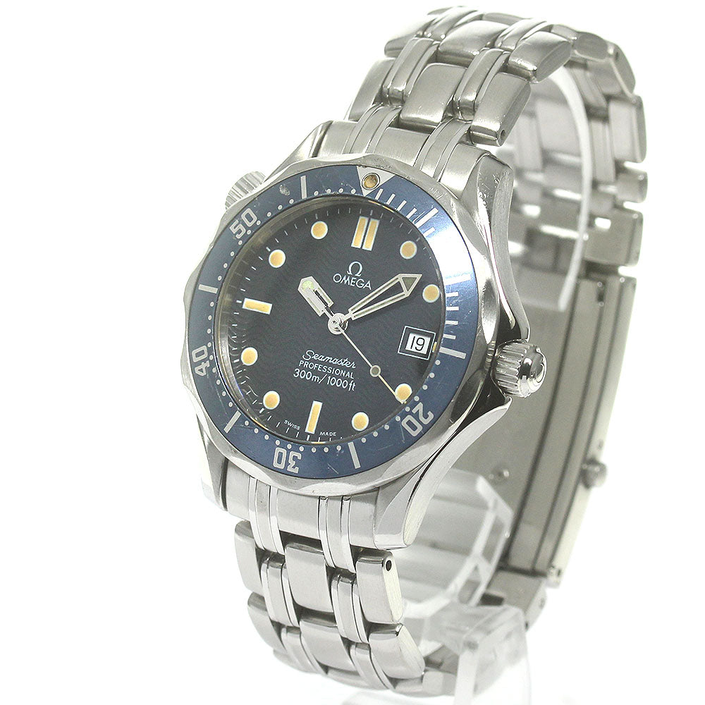 OMEGA Seamaster300 Professional 2561.80 Date Navy Dial Quartz Boy's Watch_848165