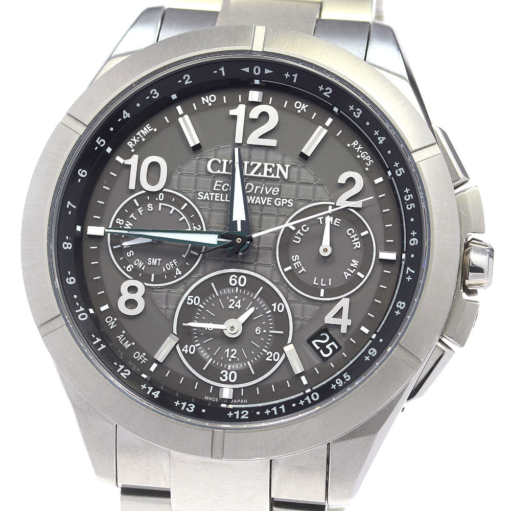 CITIZEN Atessa CC9070-56H Eco Drive GPS Solar Powered Radio Men's Watch_848420