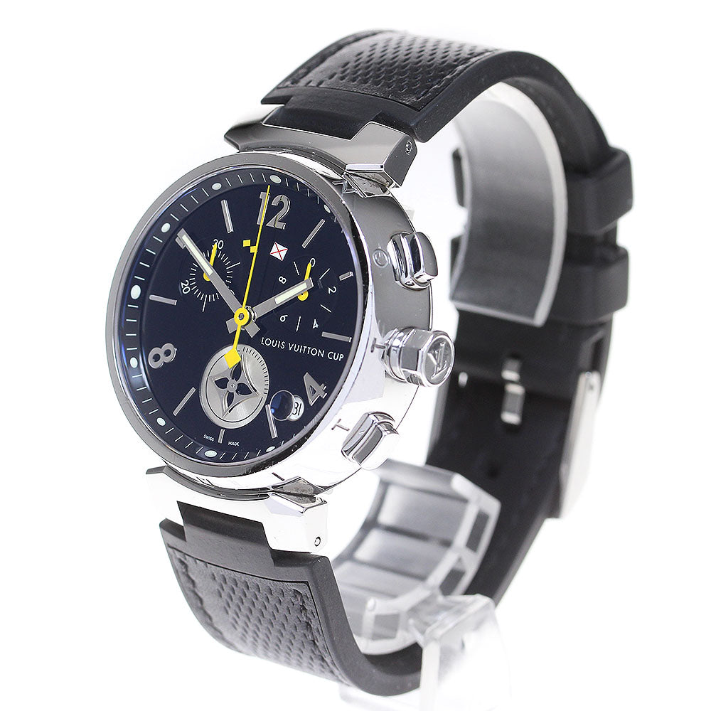 LOUIS VUITTON Tambour Lovely Cup Q11BG Chronograph Date Quartz Men's_848467