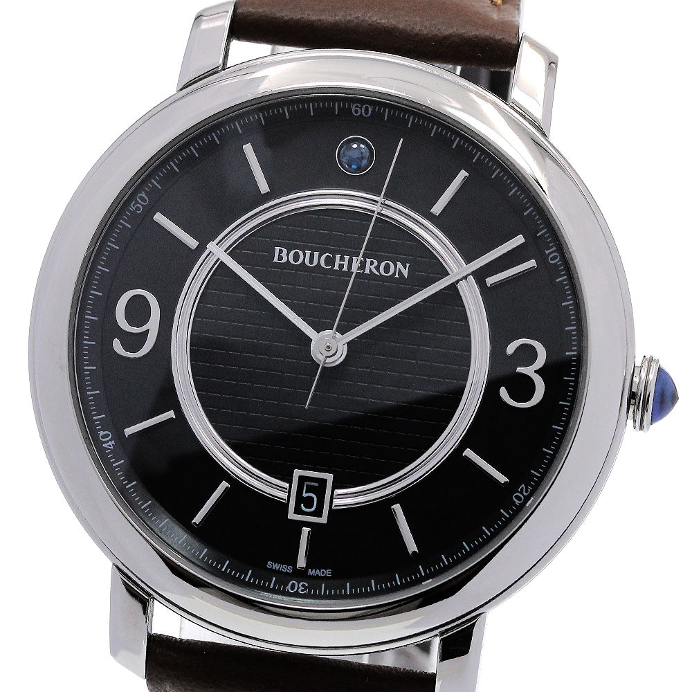 Boucheron Epure WA021204 Date black Dial Automatic Men's Watch_848468