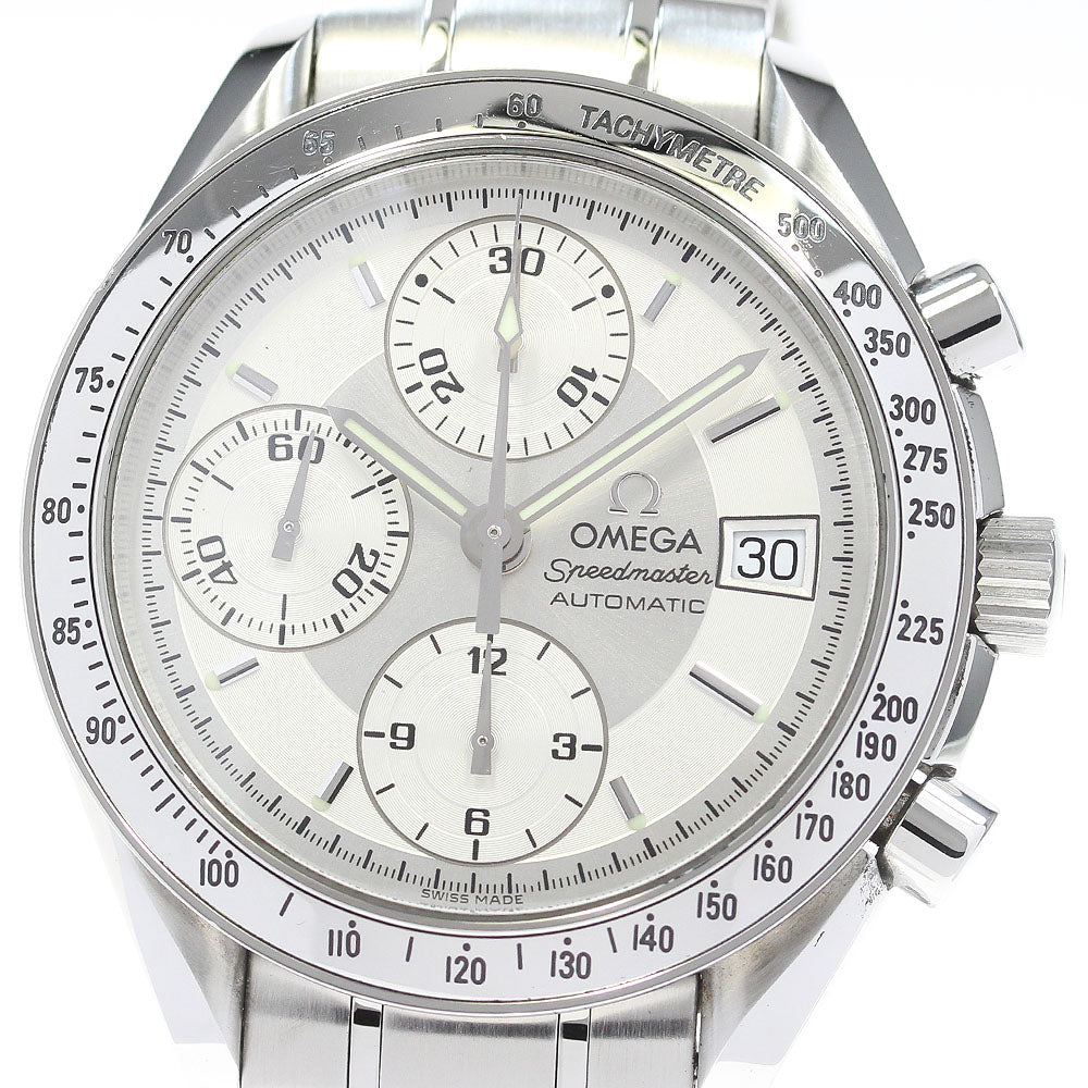OMEGA Speedmaster 3513.30 Date Chronograph Silver Dial Automatic Men's_848503