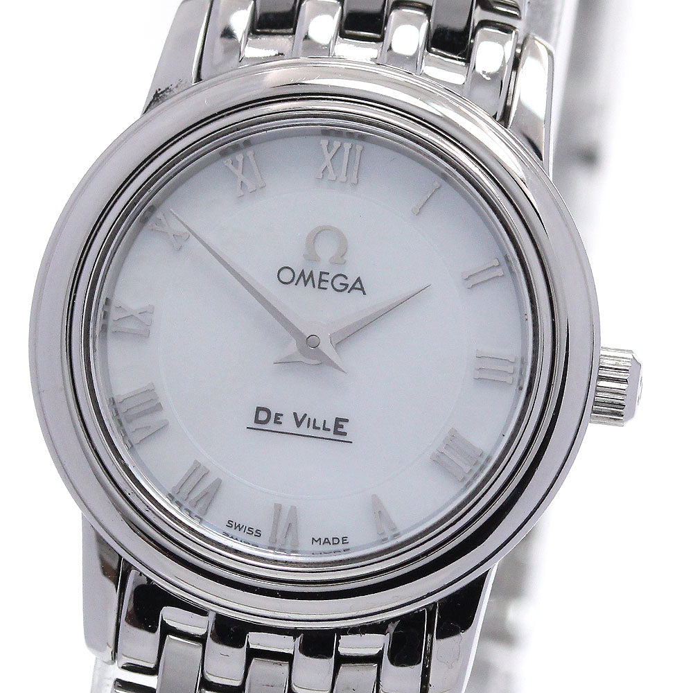OMEGA De Ville Prestige 4570.71 White shell Dial Quartz Ladies Watch_848542