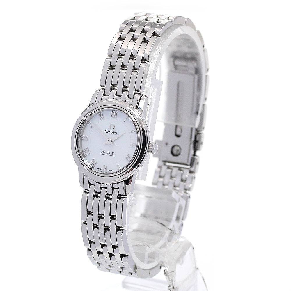 OMEGA De Ville Prestige 4570.71 White shell Dial Quartz Ladies Watch_848542