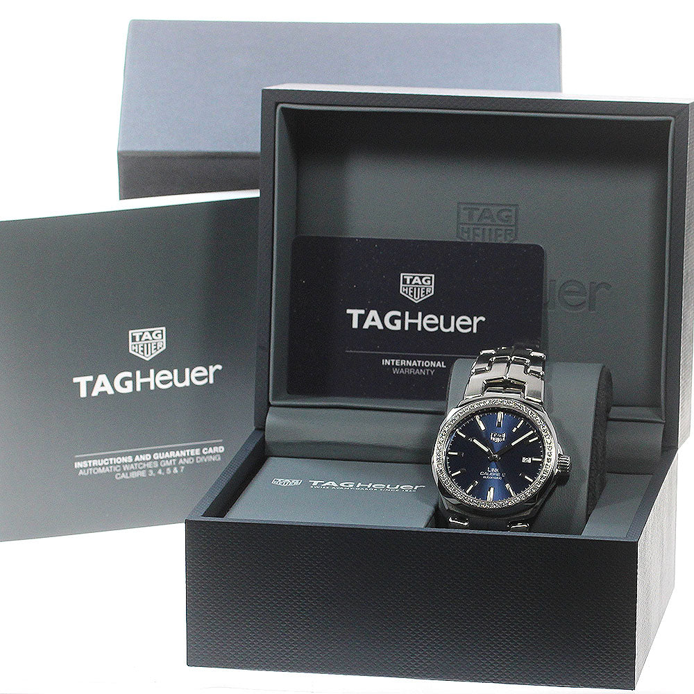 TAG HEUER Link caliber 5 WBC2113 diamond bezel Automatic Men's Watch_848551