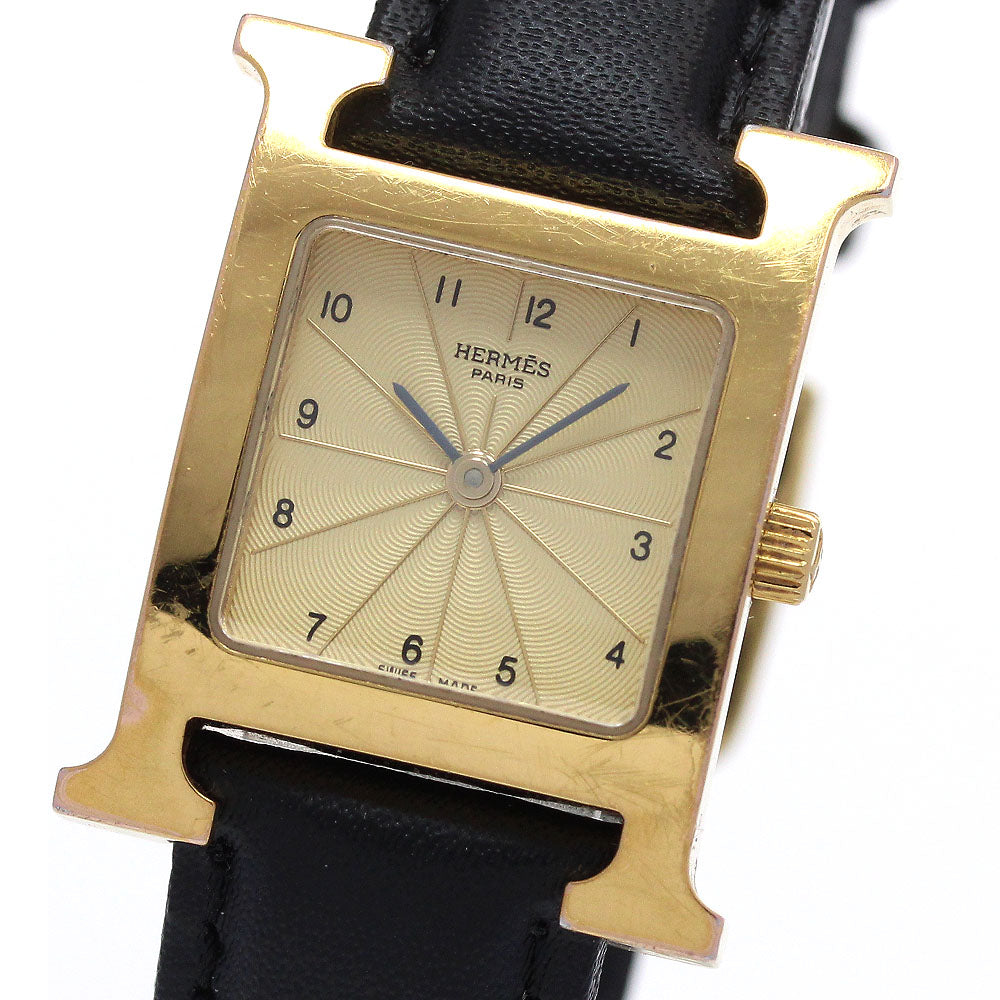 HERMES H watch HH1.201 white Dial Quartz Ladies Watch_848577
