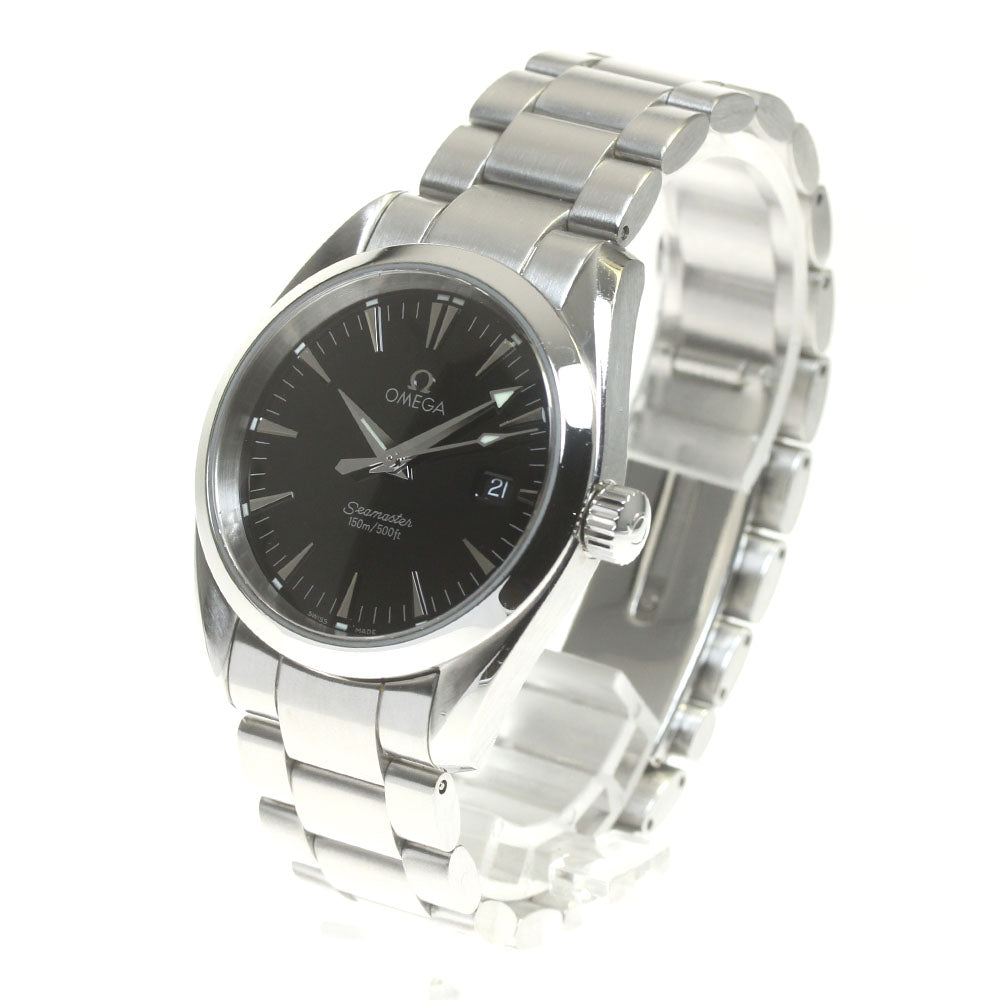 OMEGA Seamaster Aqua Terra 2518.50 Date black Dial Quartz Boy's Watch_848580