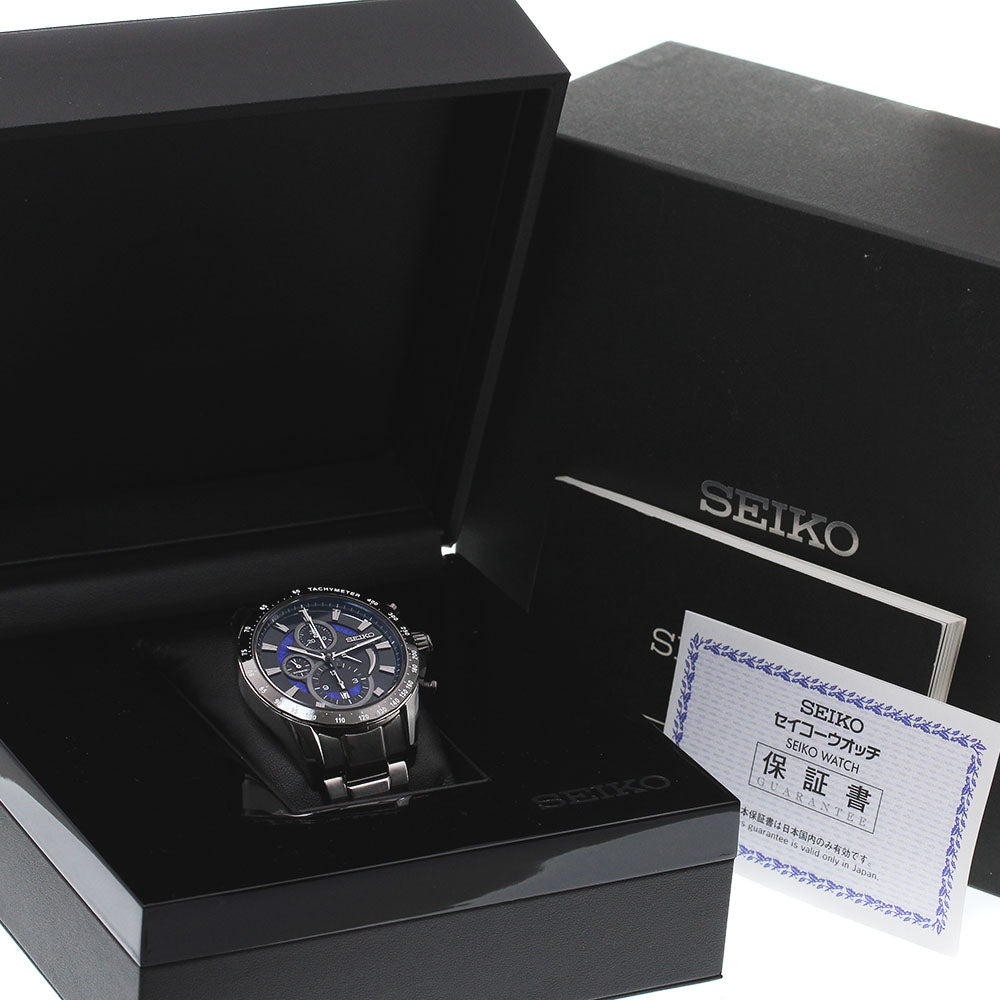 SEIKO Brights Ananta SAEH003/6S37-00E0 Black / blue Dial Automatic Men's_848581