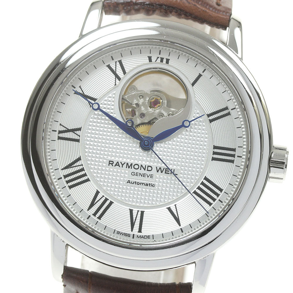 RAYMOND WEIL 2827 Open heart Silver Dial Automatic Men's Watch_848600