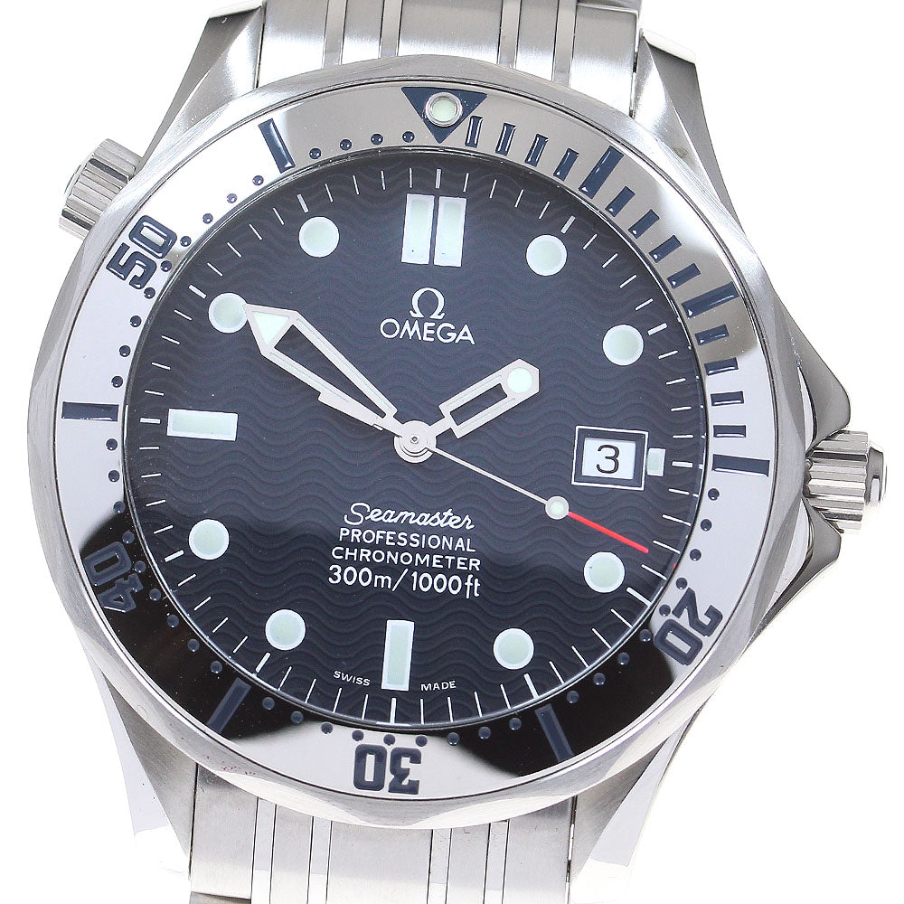 OMEGA Seamaster300 2532.80 Date Navy Dial Automatic Men's Watch_848652