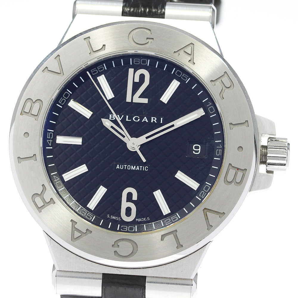 BVLGARI Diagono DG40S Date black Dial Automatic Men's Watch_848656