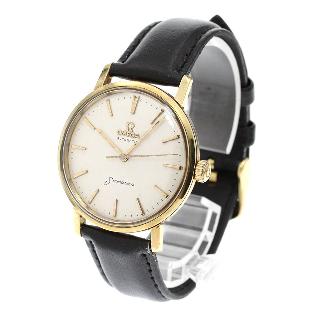 OMEGA Seamaster 18K Yellow Gold Silver Dial Automatic Men's Watch_848708