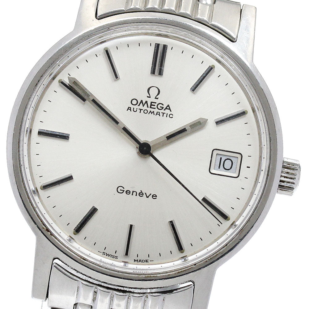 OMEGA Geneve 166.0163 Date Cal.1012 Silver Dial Automatic Men's Watch_848740