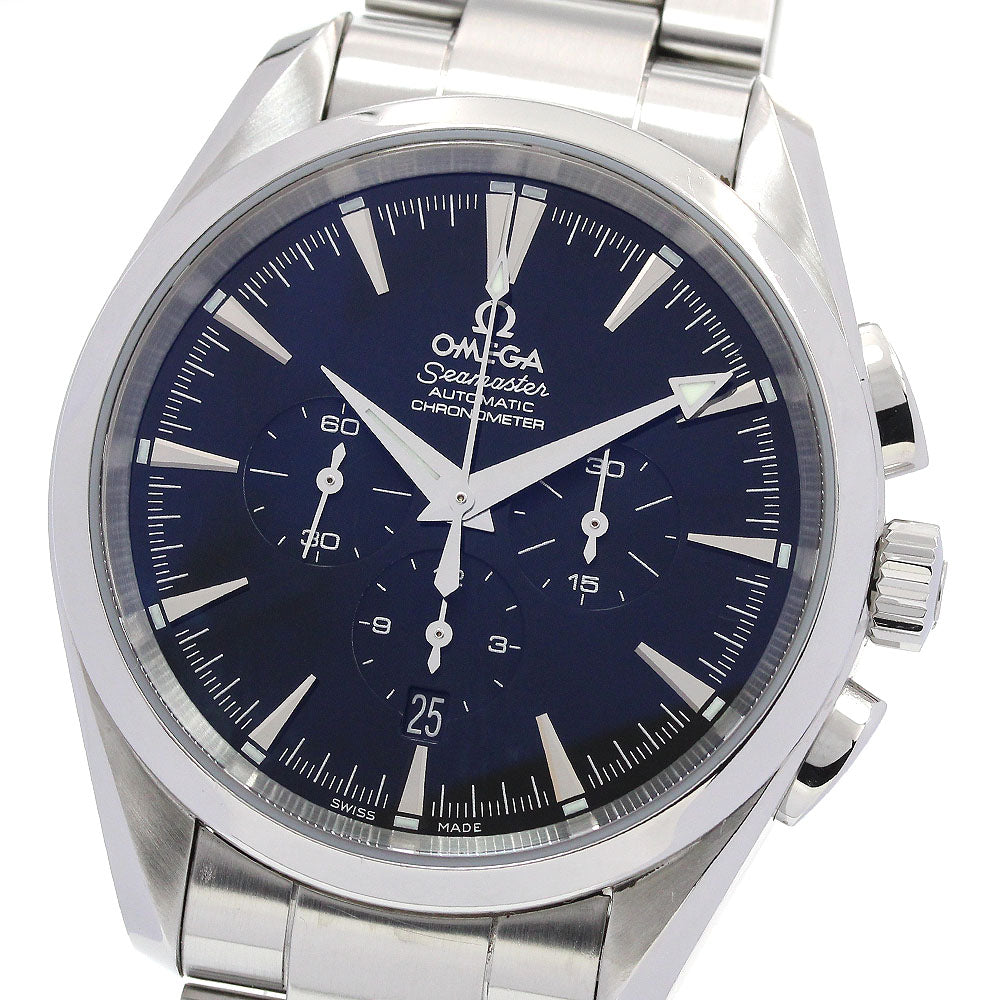 OMEGA Seamaster Aqua Terra 2512.50 Chronograph black Dial AT Men's Watch_848742