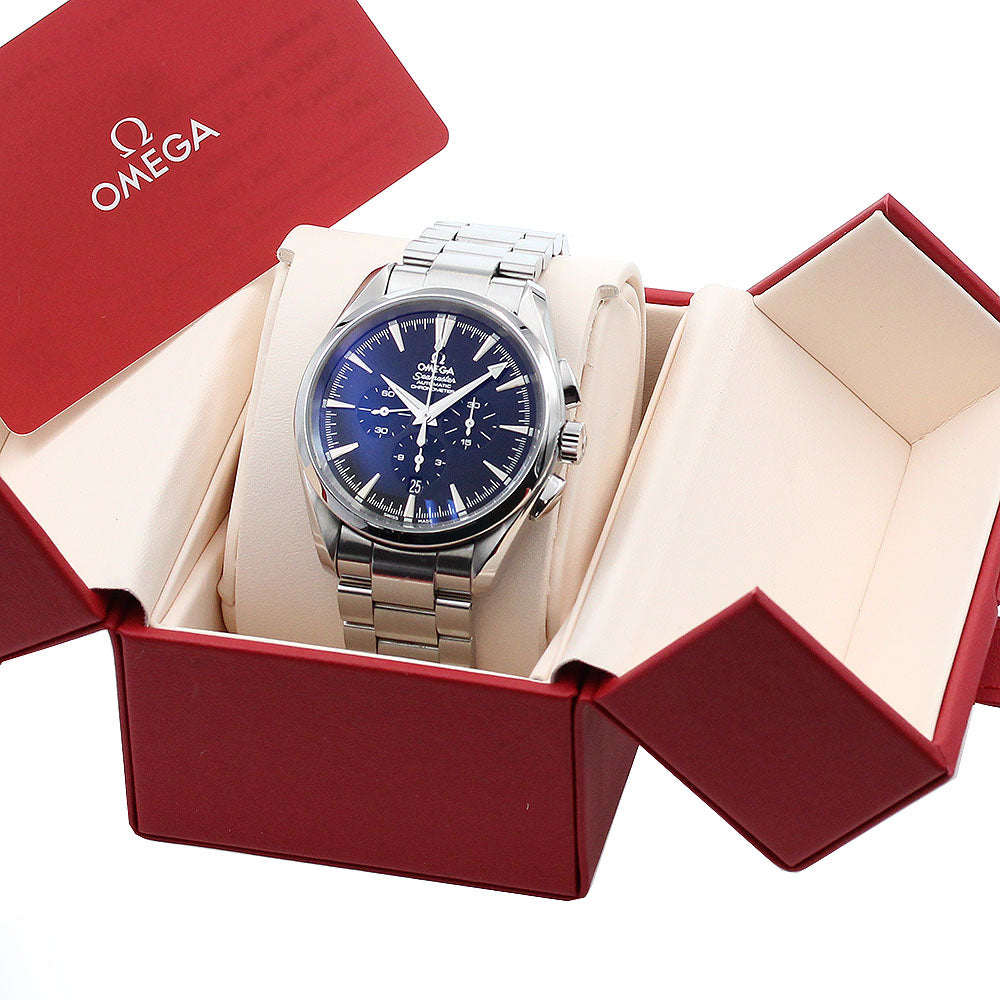 OMEGA Seamaster Aqua Terra 2512.50 Chronograph black Dial AT Men's Watch_848742
