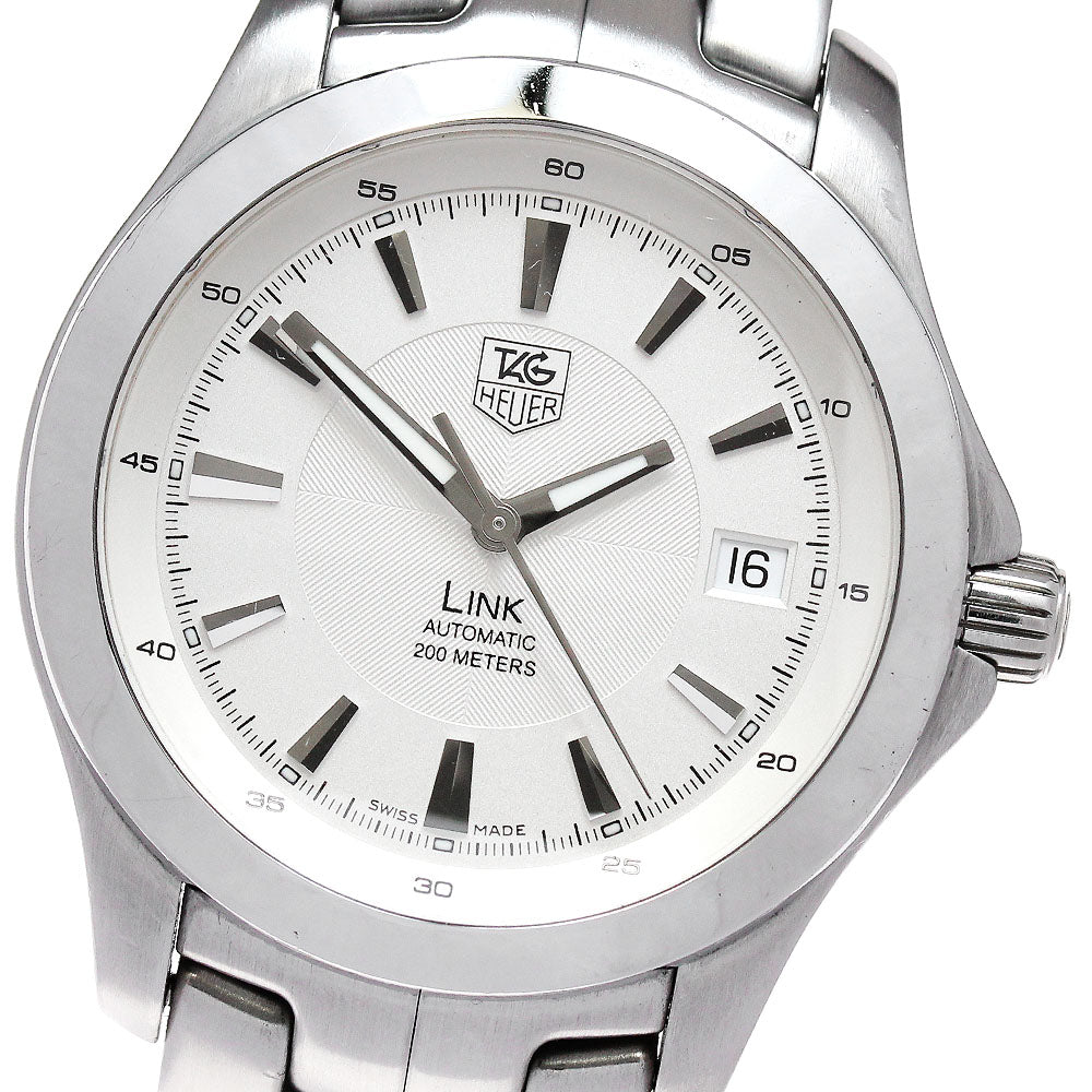 TAG HEUER Link WJF2111 Date Silver Dial Automatic Men's Watch_848756