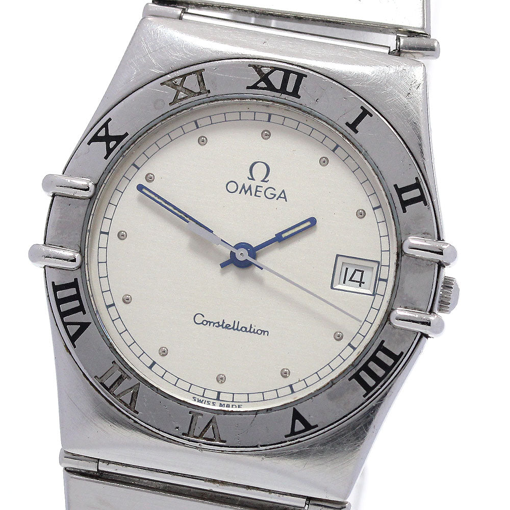 OMEGA Constellation Date Silver Dial Quartz Men's Watch_848761