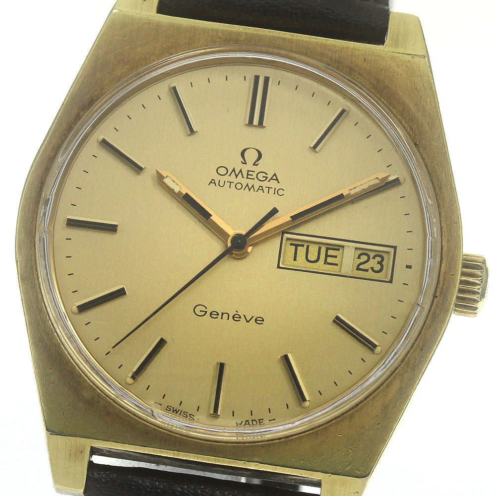 OMEGA Geneve 166.0120 Day Date Cal.1022 Gold Dial Automatic Men's Watch_848771