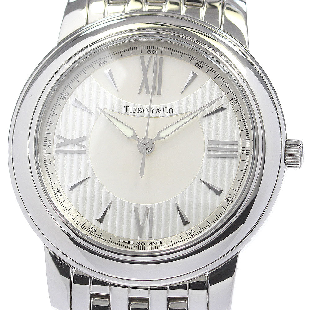 TIFFANY&Co. mark Z0046.17.10A91A00A Silver / shell Dial Quartz Men's_848774