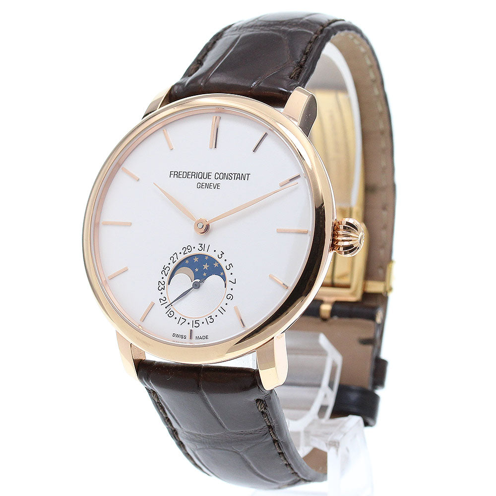 FREDERIQUE CONSTANT Slim line FC-705X4S4/5/6 Moon phase Silver Dial Automatic Men's Watch_848778