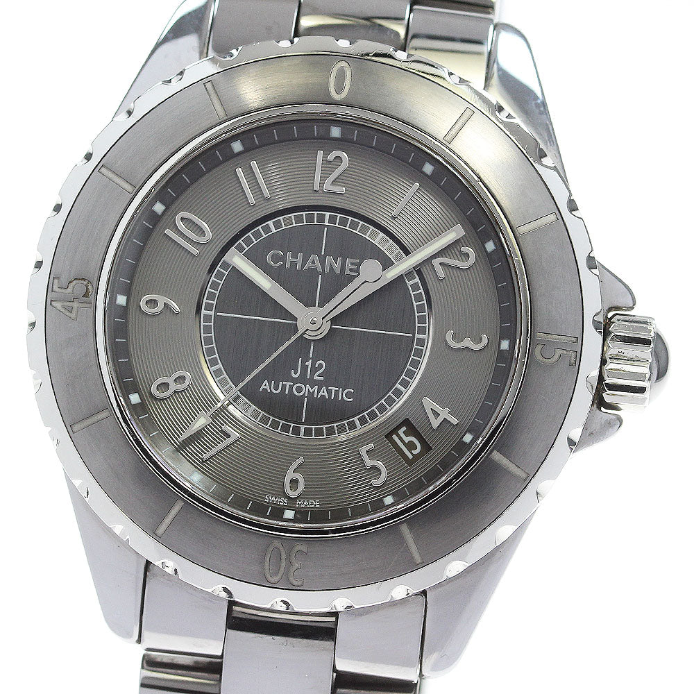 CHANEL J12 Chromatic 38mm H2979 Gray Dial Automatic Men's Watch_848882