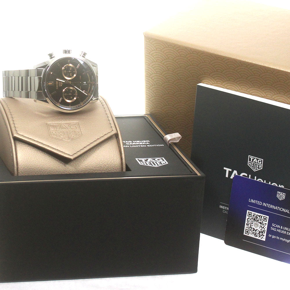 TAG HEUER Carrera Caliber Heuer 02 CBN2019 Chronograph Japan Limited Auto_848893