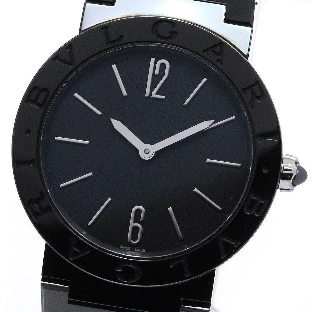 BVLGARI BVLGARIBVLGARI BB33S/103557 Black Dial Quartz Men's Watch_848907