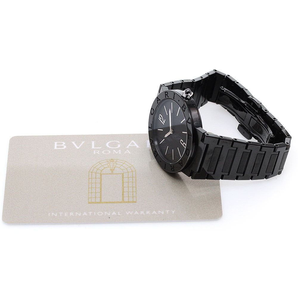 BVLGARI BVLGARIBVLGARI BB33S/103557 Black Dial Quartz Men's Watch_848907