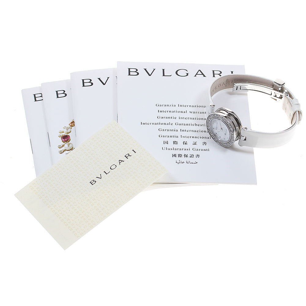 BVLGARI B-zero1 BZ22S Diamond Bezel white Dial Quartz Ladies Watch_848914