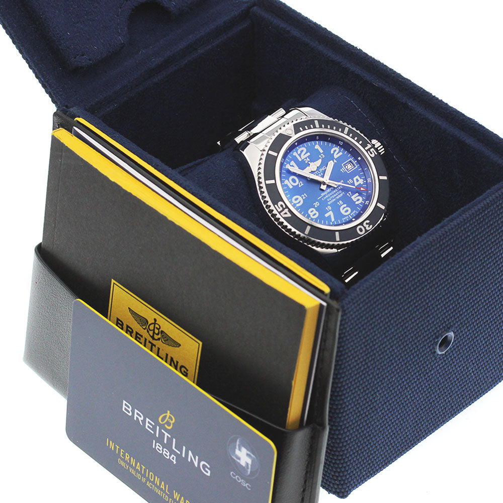 BREITLING Super Ocean II 42 A17365 Date Navy Dial Automatic Men's Watch_848927