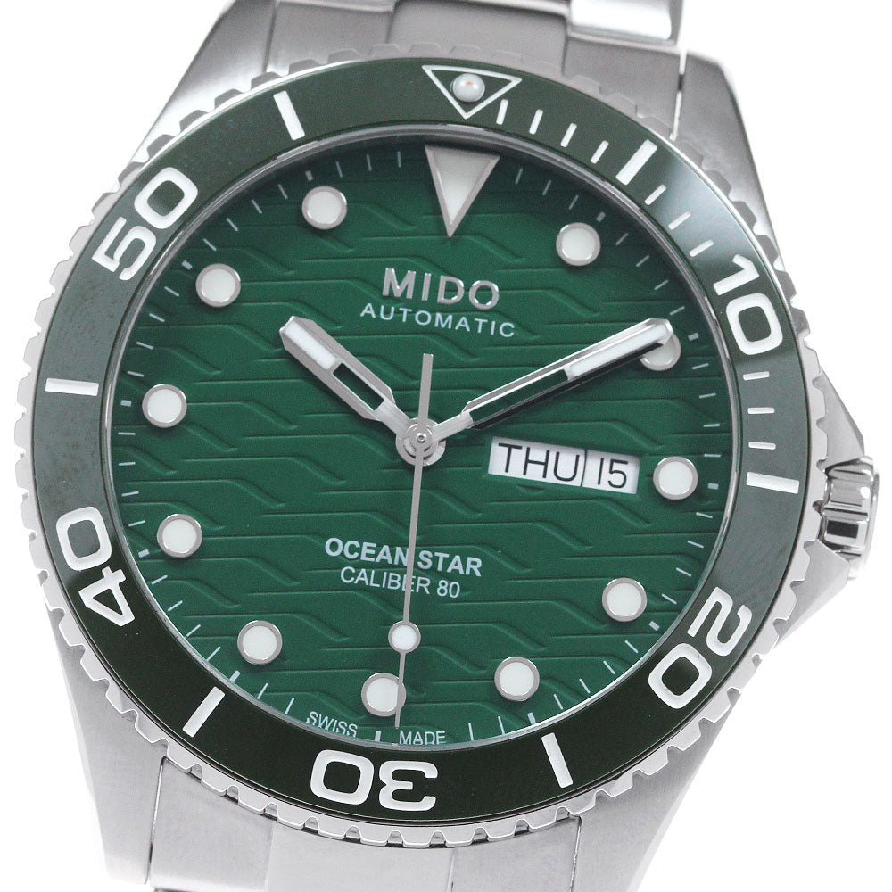 MIDO Ocean Star 200C M042.430.11.091.00 Day date Green Dial Automatic_848955