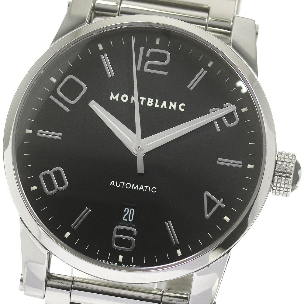 MONTBLANC Time walker 9672 Date black Dial Automatic Men's Watch_848959