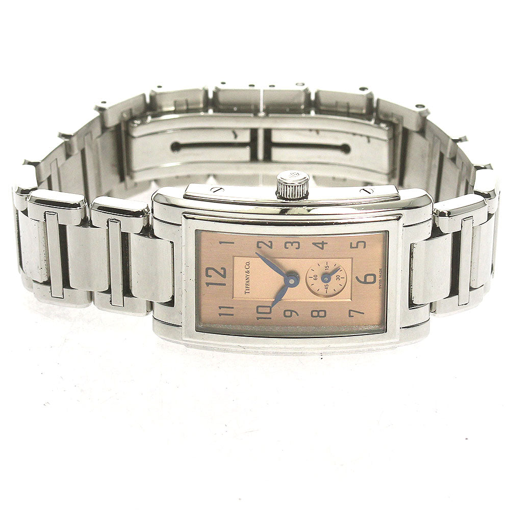 TIFFANY&Co. Grand Rectangleer Small seconds Quartz Ladies Watch_848975