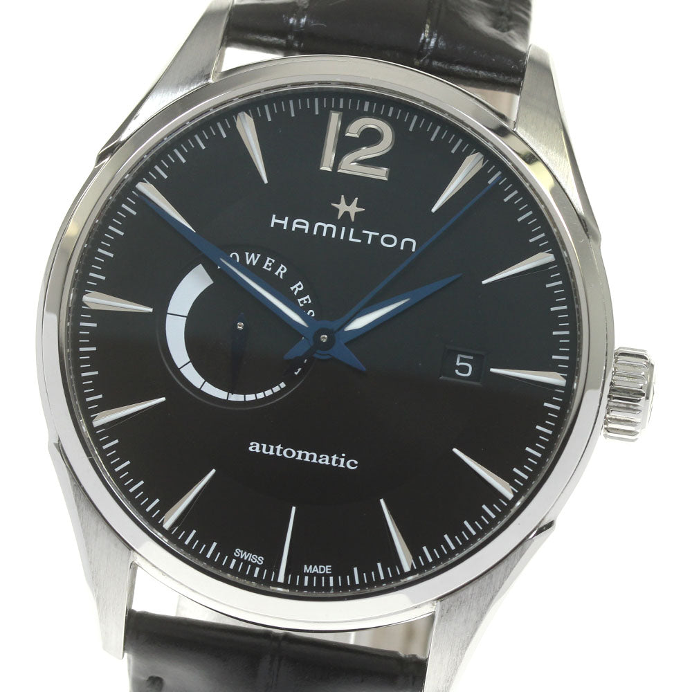 HAMILTON Jazz master H895450/H89545731 Power reserve date black Dial Automatic Men's Watch_848986