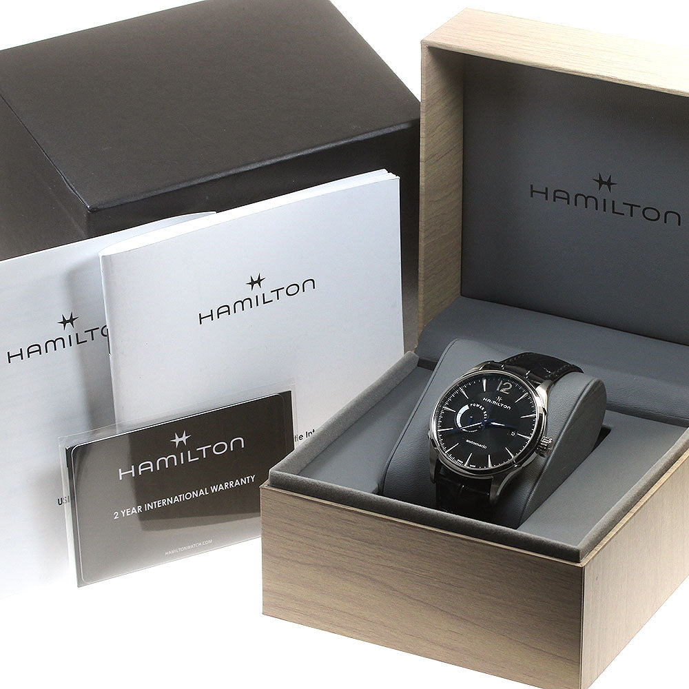 HAMILTON Jazz master H895450/H89545731 Power reserve date black Dial Automatic Men's Watch_848986