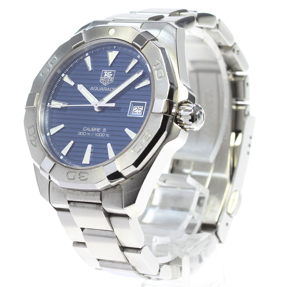 TAG HEUER Aquaracer Caliber 5 WAY2112-0 Date Navy Dial Automatic Men's_848989