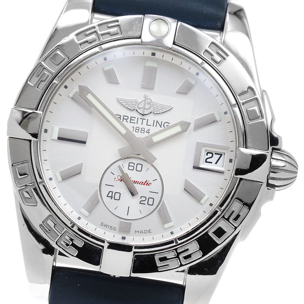BREITLING Galactic 36 A37330 Date Silver Dial Automatic Ladies Watch_848994