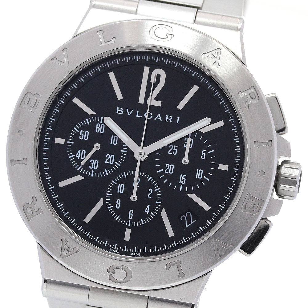BVLGARI Diagono Verochissimo DG41SCH Chronograph Automatic Men's Watch_848999