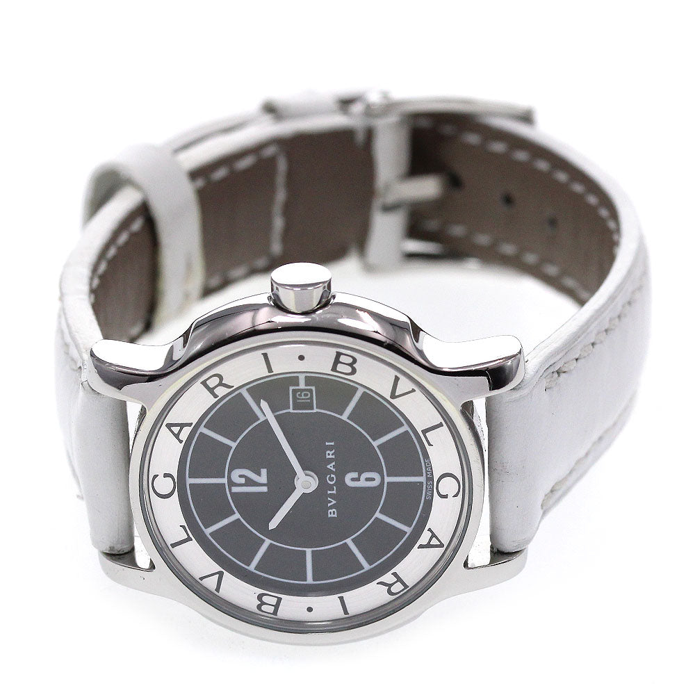 BVLGARI Solo tempo ST29S Date Black / Silver Dial Quartz Ladies Watch_849008