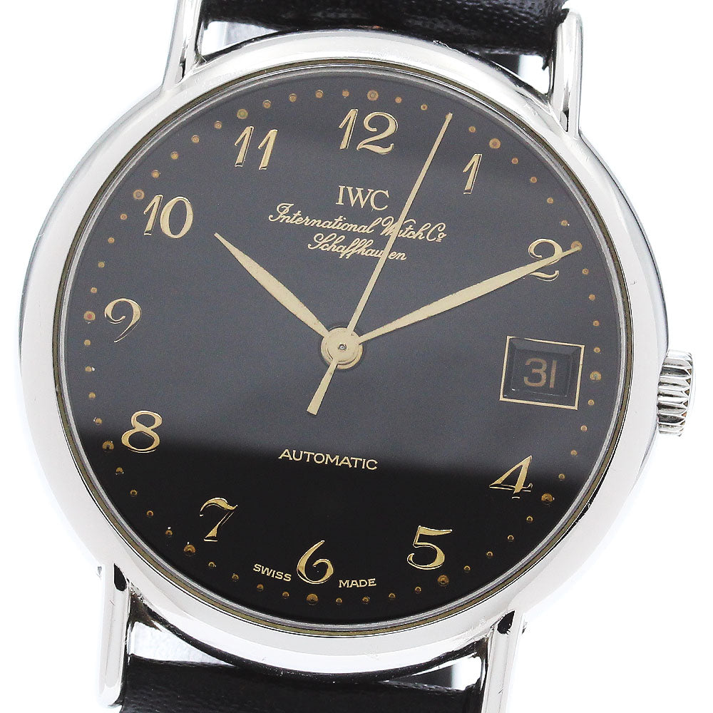 IWC SCHAFFHAUSEN Date black Dial Automatic Men's Watch_849093