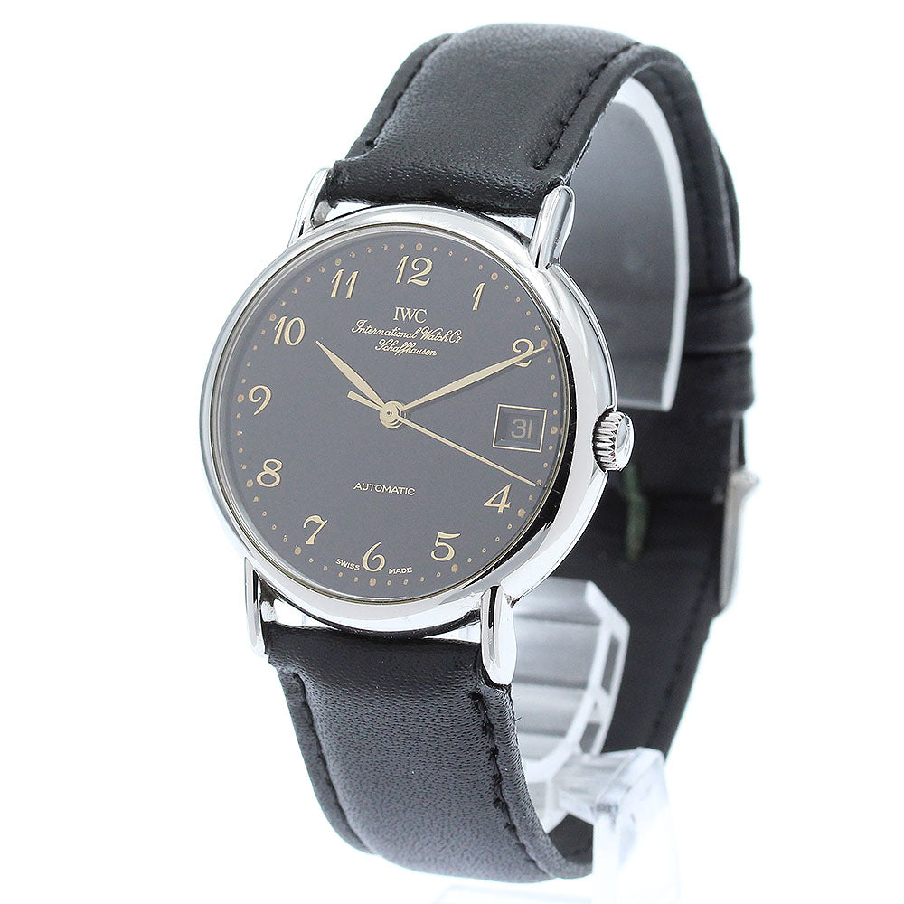 IWC SCHAFFHAUSEN Date black Dial Automatic Men's Watch_849093
