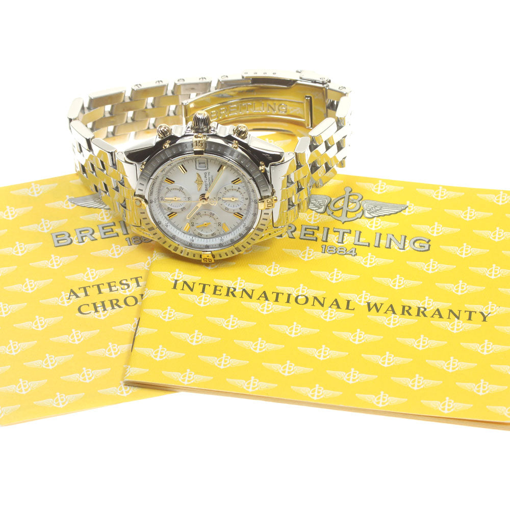 BREITLING Chronometre Bicolor B13352 Date Chronograph AT Men's Watch_849101