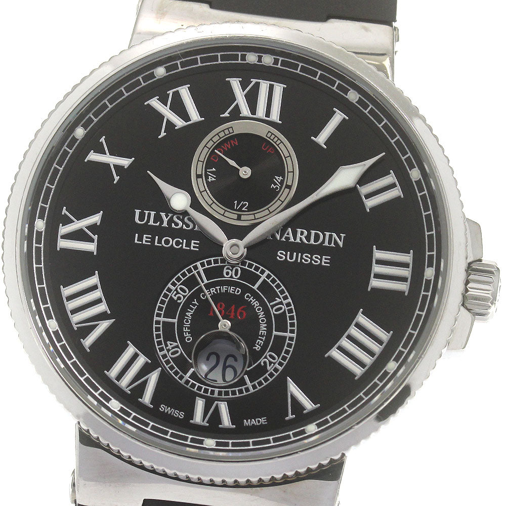 Ulysse Nardin Maxi Marine 263-67 Date black Dial Automatic Men's Watch_849138