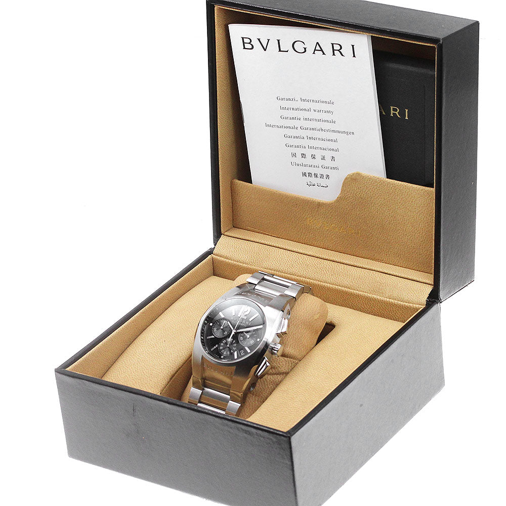BVLGARI Elgon EG40SCH Chronograph black Dial Automatic Men's Watch_849146